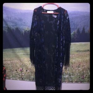 Gypsy Warrior Burnout Velvet Kimono